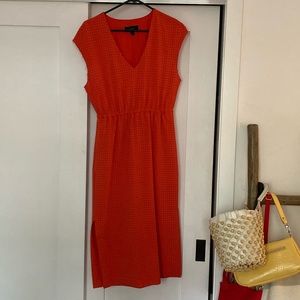 J crew midi dress double slits